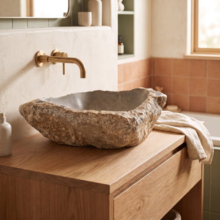 Soapstone Sink Unique #3 - 19" Wide from Stonebridge Imports