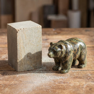 Soapstone for Carving Block - 3x3x5" from The Rock Space