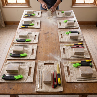 Soapstone Carving Kit - Intermediate Unassembled from The Rock Space