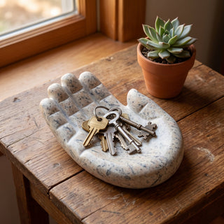 Soapstone Hand Dish Sculpture from Stonebridge Imports