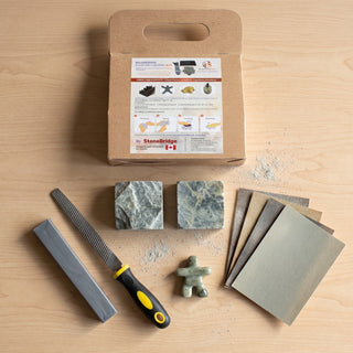 Soapstone Starter Carving Kit from The Rock Space