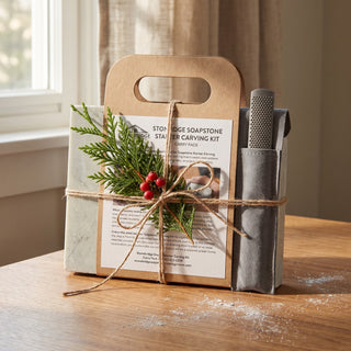 Soapstone Starter Carving Kit from The Rock Space