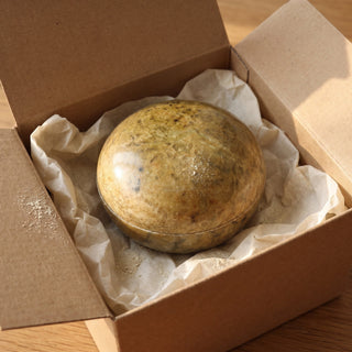 Soapstone Trinket Box - 4" Wide from The Rock Space