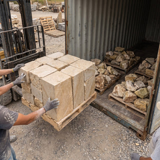 Soapstone for Carving - 44,000lb container load from The Rock Space