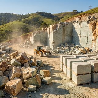 Soapstone for Carving - 44,000lb container load from The Rock Space