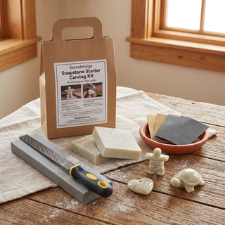 Soapstone Starter Carving Kit from The Rock Space
