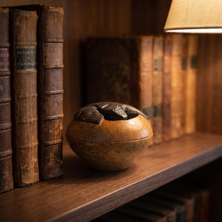 Soapstone Trinket Box - Carved - U#2 - 4" from The Rock Space
