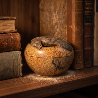 Soapstone Trinket Box - Carved - U#1 - 4" from The Rock Space