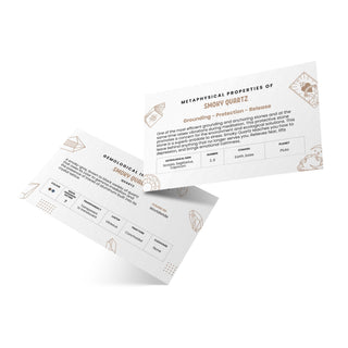 Stone Meaning Cards - Smoky Quartz - 10 Pack from Stonebridge Imports