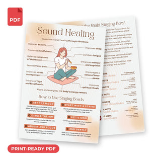 QuickStudy Guide 2.0 - Sound Healing (PDF File) from The Rock Space