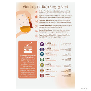 QuickStudy Guide 2.0 - Sound Healing (PDF File) from The Rock Space
