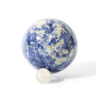 Sodalite Sphere Unique #1 - 3 1/2" from The Rock Space