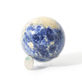 Sodalite Sphere Unique #4 - 3 1/8"