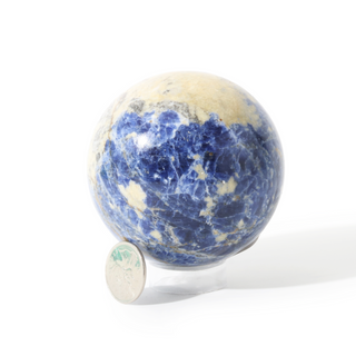 Sodalite Sphere Unique #4 - 3 1/8" from The Rock Space