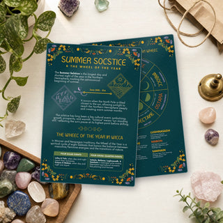 QuickStudy Guide 2.0 - Summer Solstice & the Wheel of the Year (PDF File) from The Rock Space