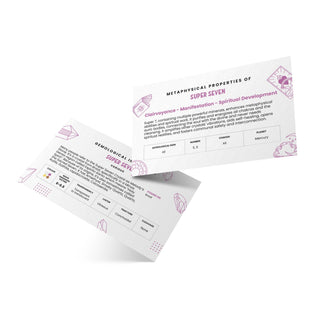 Stone Meaning Cards - Super 7 - 10 Pack from Stonebridge Imports