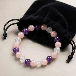 Custom Crystal Bracelet — You Design It (Free Shipping) Default Title from The Rock Space