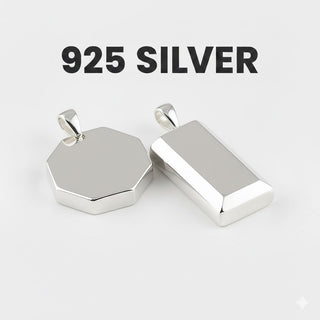 Sterling Silver - Pendant - The Rock Space from Stonebridge Imports