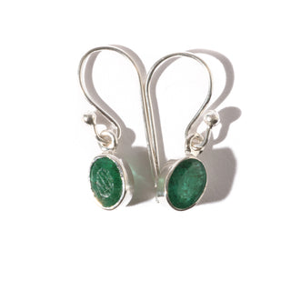Emerald Cabochon Earrings #2    from The Rock Space
