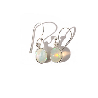 Ethiopian Opal Cabochon Earrings #2    from The Rock Space