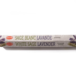 White Sage Lavender Hem Incense Sticks - 20 Sticks    from The Rock Space