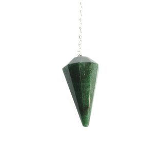 Green Aventurine Multifaceted Pendulum - 1" to 1 3/4"    from The Rock Space