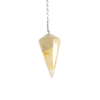 Golden Healer Multifaceted Pendulum - 1" to 1 3/4"    from The Rock Space