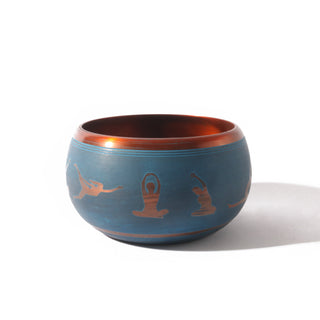 Singing Bowl - 6" - Blue/ Copper Colour    from The Rock Space