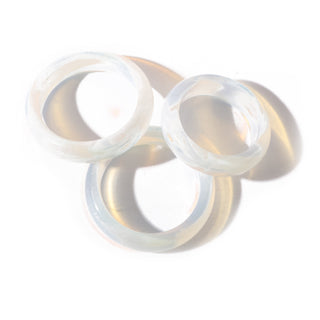 Opalite Ring 3-Pack (7/8" to 1 1/8" diameter per piece, 1g to 3g per piece)    from The Rock Space