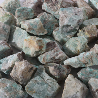 Amazonite Chips - Medium 1Kg    from The Rock Space