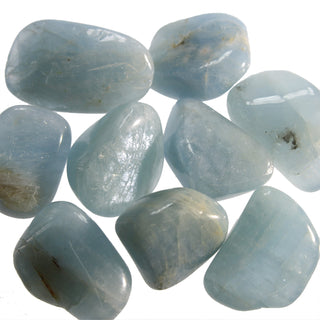 Aquamarine A Tumbled Stones - Medium 50g    from The Rock Space