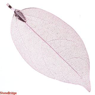 Electroplated Jewelry Leaves - Type #2 - Big Pink Leaf    from The Rock Space