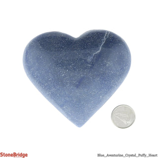 Blue Aventurine Puffy Heart #6    from The Rock Space