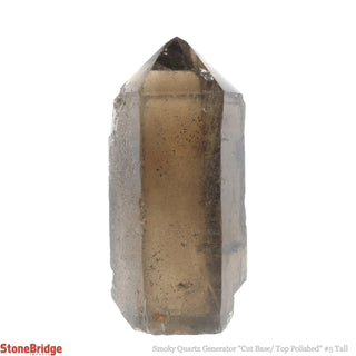Smoky Quartz Cut Base, Polished Point Tower #5 Tall    from The Rock Space
