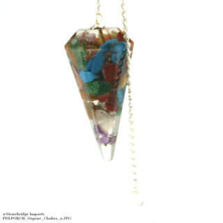 Orgone Chakra Pendulum 6 Facets & Ring    from The Rock Space