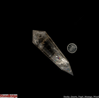 Smoky Quartz A Vogel Wand - Extra Large #2 - 3 3/4"    from The Rock Space