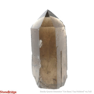 Smoky Quartz Cut Base, Polished Point Tower #5 Tall    from The Rock Space