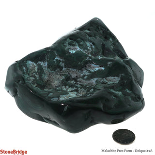 Malachite Free Form U#28 - 4 1/2"    from The Rock Space