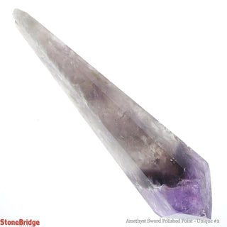 Amethyst Point Polished Sword U#2 - 7 3/4"    from The Rock Space