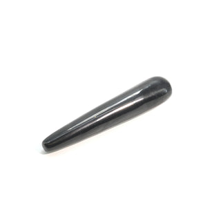Shungite Rounded Massage Wand - Medium #4 - 4"    from The Rock Space