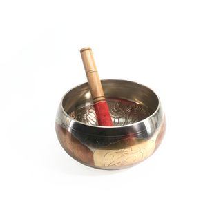 Silver Brass 8" Singing Bowl    from The Rock Space