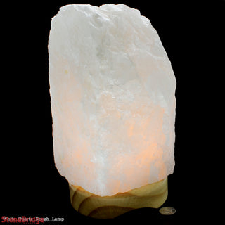 White Quartz Lamp - Extra Large - WHITE CORD    from The Rock Space