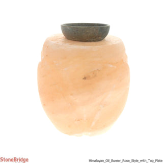 Himalayan Oil Diffuser Rose Style with Top Plate    from The Rock Space