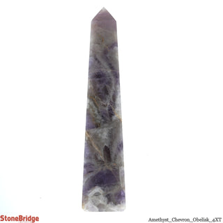 Amethyst Chevron Obelisk 4Xt 4 1/4" to 6"    from The Rock Space