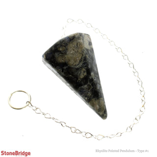 Rhyolite Pendulum 6 Facets & Ring    from The Rock Space