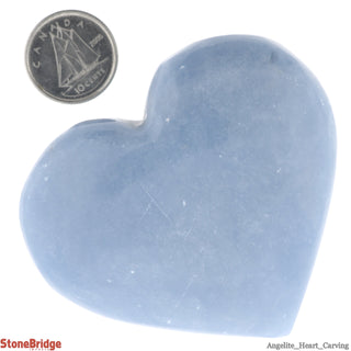 Angelite Heart #5 - 100g to 149g    from The Rock Space