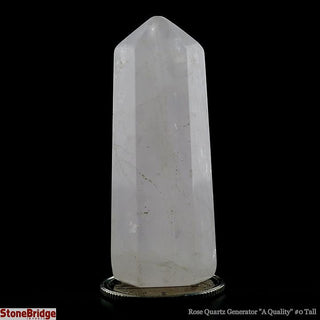 Rose Quartz A Generator #0 Tall - 7g to 15g    from The Rock Space