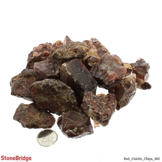 Calcite Red Chips - Medium    from The Rock Space