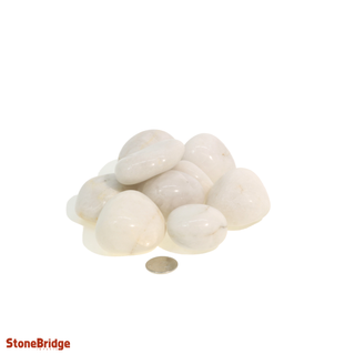 White Agate Tumbled Stones - India X-Large   from The Rock Space