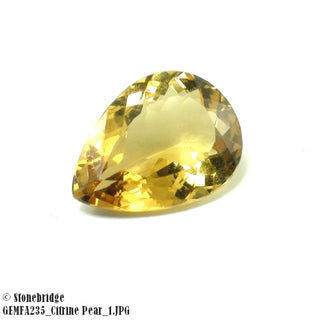 Citrine Gemstone - Pear Cut    from The Rock Space